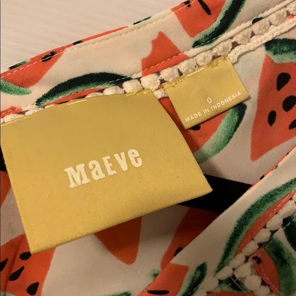 Anthropologie Maeve Watermelon Top - Picture 11 of 15